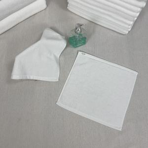 Quality Square Azo Free Plain White Hand Towels wholesale