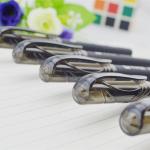 Gel pen,Promotional gel-ink pen with cap,black rubber gel-ink pen,