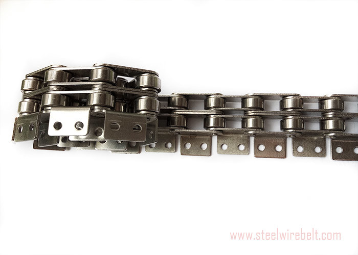Double Pitch Precision Roller Conveyor Chain For Heavy Duty Series Transmission