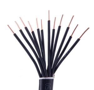 Quality KVV KVVP Electrical Control Cable 2-61 Core Copper Conductor wholesale