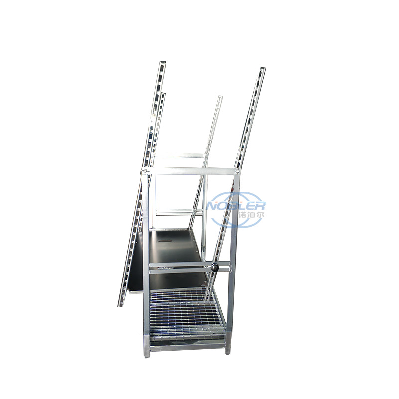 Display Type Plywood Danish Flower Trolley Rust Prevention Assembly Convenient