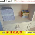 Living Room Aluminium Fabrication Bookshelf Antique Style With Glass Door