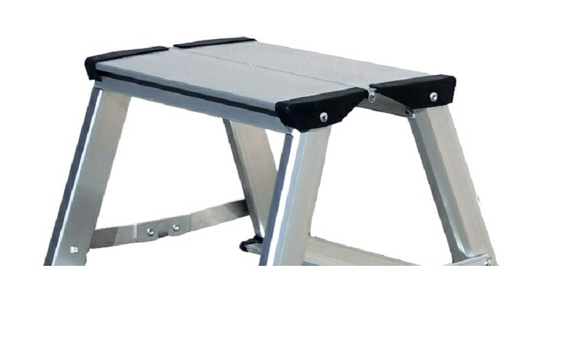 Wide Pedal Aluminum Platform Step Ladder 3 Steps Stable Performance