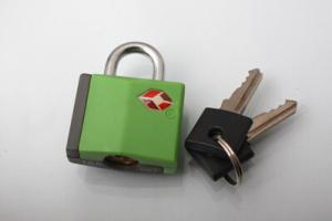 China ABS TSA travel bag lock with keys on sale