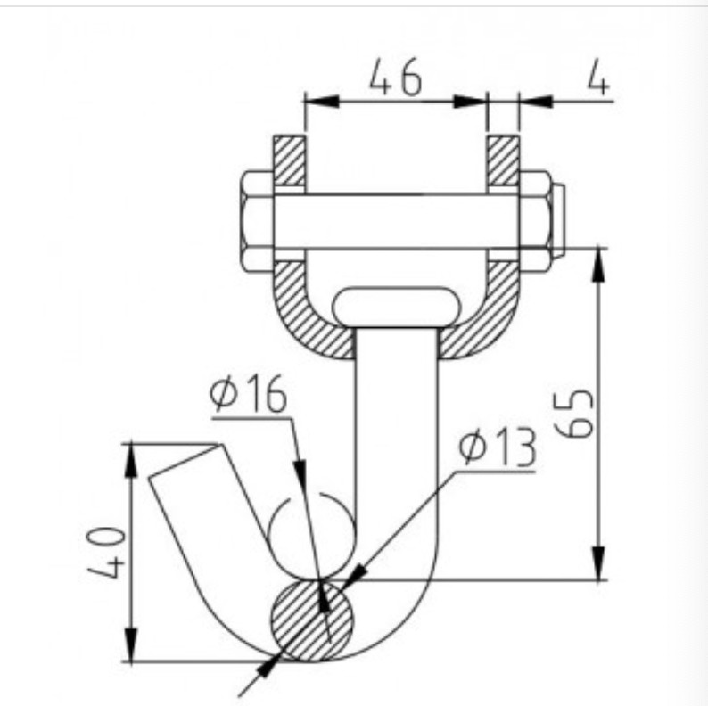 800KG J Hook Heavy Duty 1 Inch Tie Down Straps