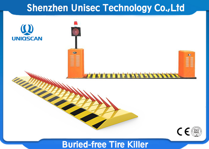 A3 Steel Road Tyre Spike Barrier IP67 Waterproof Remote Control Tyre Killer Spike