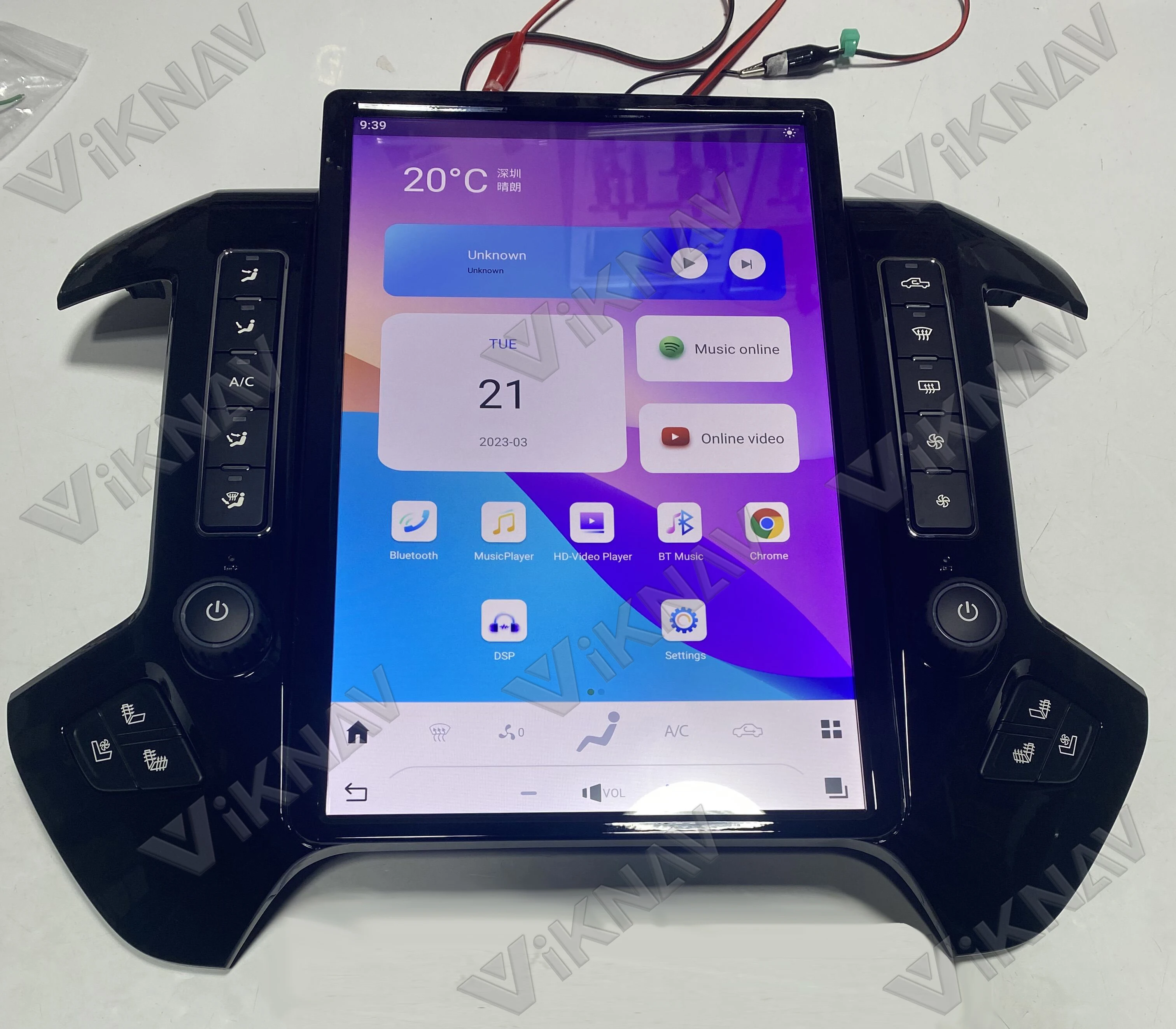 14.4 Inch Android Car Head Unit For 2013-2020 Chevroler Silverado Gmc Sierra Multimeida Player GPS Navigation Carplay