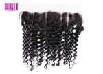 100% Virgin Brazilian Deep Wave , Frontal Lace Closure Free Part Environmentally