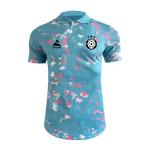 Plain Polyester Breathable Mens Football Jersey Soccer Uniforms Sets Black/Pink/