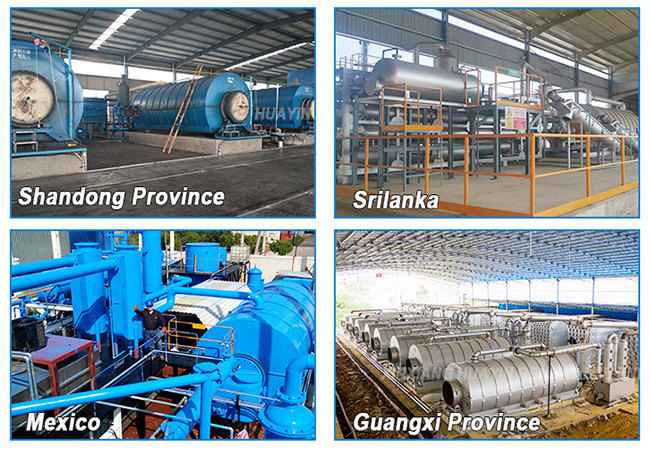 1ton - 30ton Waste Tire Pyrolysis Plant Recycle Tyre To Diesel Machine