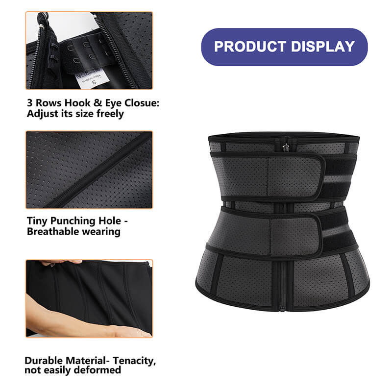 Triple Compression Men Neoprene Slimming Belt OEM ODM Support