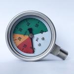 60 Psi SS 316 Bayonet Ring Pressure Gauge 2.5 Inches Glycerine Manometer