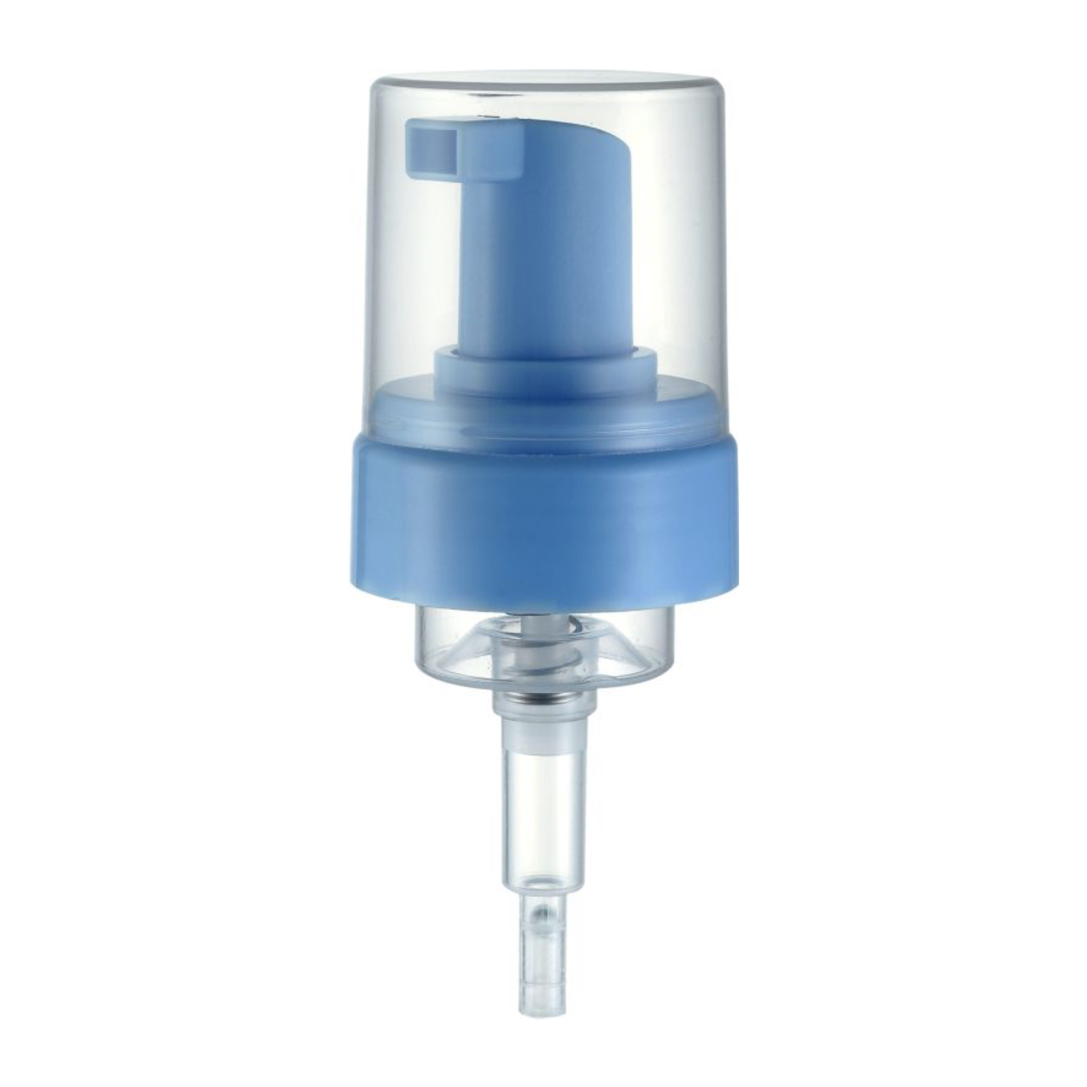 Sample Provided Freely 42/410 Foam Pump Blue Liquid Soap Pump for Hand Wash Bottles