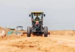 Tractor Motor Grader Machine PY130H 97KW Road Grading Equipment