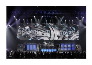 Quality Brushed Aluminum Indoor LED Screen Rental PH5 for Concert Advertising wholesale