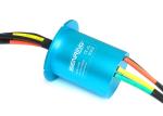 Through Bore Custom Slip Ring Optical Slip Rings High Current 100A
