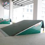 Green Hydraulic Truck Dock Leveler Loading Dock Lifts For Trucks