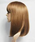 Darker Blonde Synthetic Hair Wigs Silky Straight 8inch - 36inch