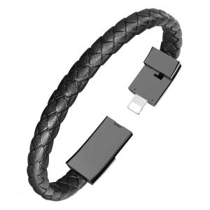 Quality Fast Charging Usb Type C Charging Bracelet Pu Leather For All Mobile Phone wholesale