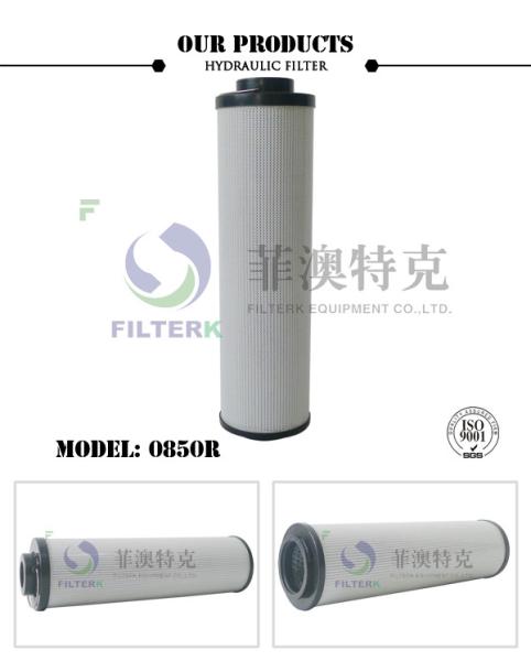 5 Micron Hydraulic Oil Filter Element Replacement Fiberglass Material 0850R020BN