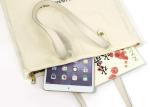 Outer PVC Waterproof Recyclable Canvas Tote Shopping Bag