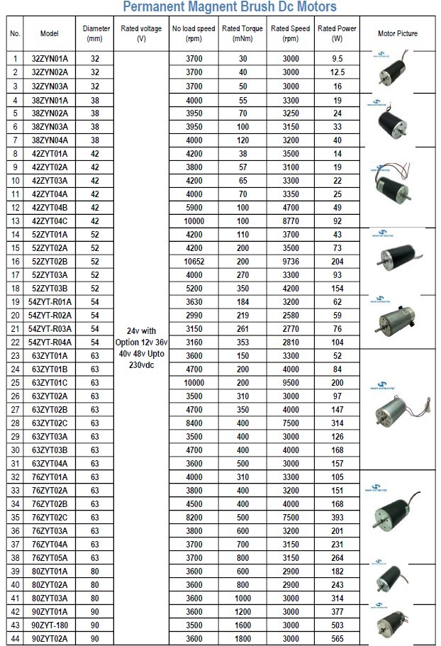 Custom Brushed Brushless DC Motors DC Engines Supplier Manufacturer from China used for Home Appliance and Power Tools