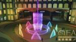 Contemporary Stylish Underground LED Lights Music Control Colorful Floor Water