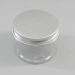 Cylinder 150ml PET Transparent Plastic Cosmetic Cream Jar Packaging