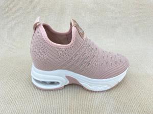 Quality Breathable Pink Platform Loafers Microfiber Loafer Platform Shoes wholesale
