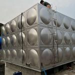 Large Welding SUS304 Water Tank on Roof for Life Water Storage