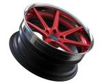 Red Disk Custom 3 Piece Rims