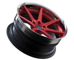 Quality Red Disk Custom 3 Piece Rims wholesale