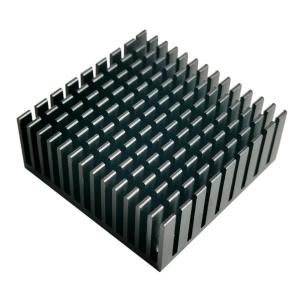 Quality Electronic Aluminium Heatsink Profiles Black Anodized Welding wholesale