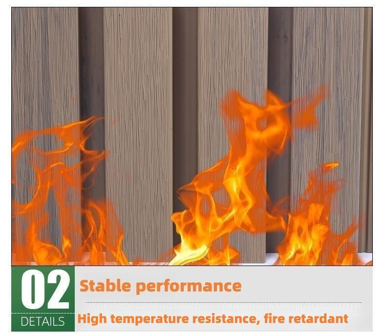 ISO Certified Outdoor WPC Wall Panels for Soundproofing PVC Exterior Panels for Siding