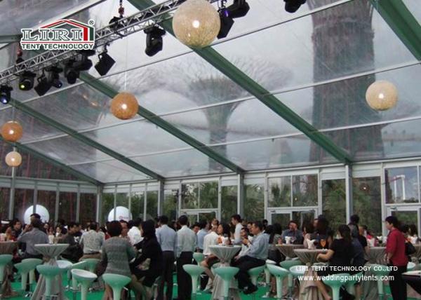 Acrylic Clear Color PVC Aluminum Outdoor Exhibition Tent Portable Tents1000