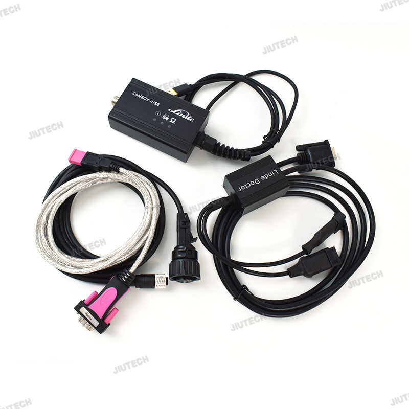 For Linde Canbox USB Doctor Forklift truck Diagnostic Cable linde pathfinder Diagnosis Interface Tool and FZ G1 tablet