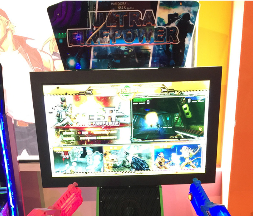 Indoor Ultra Firepower Commercial Gaming Machines , 3 In 1 Simulator Custom Arcade Machines