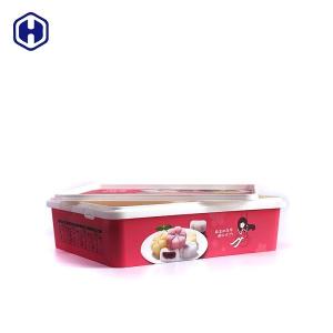 Quality Recyclable Square IML Box Packing Soft Candy Cake Anti - Counterfeiting wholesale