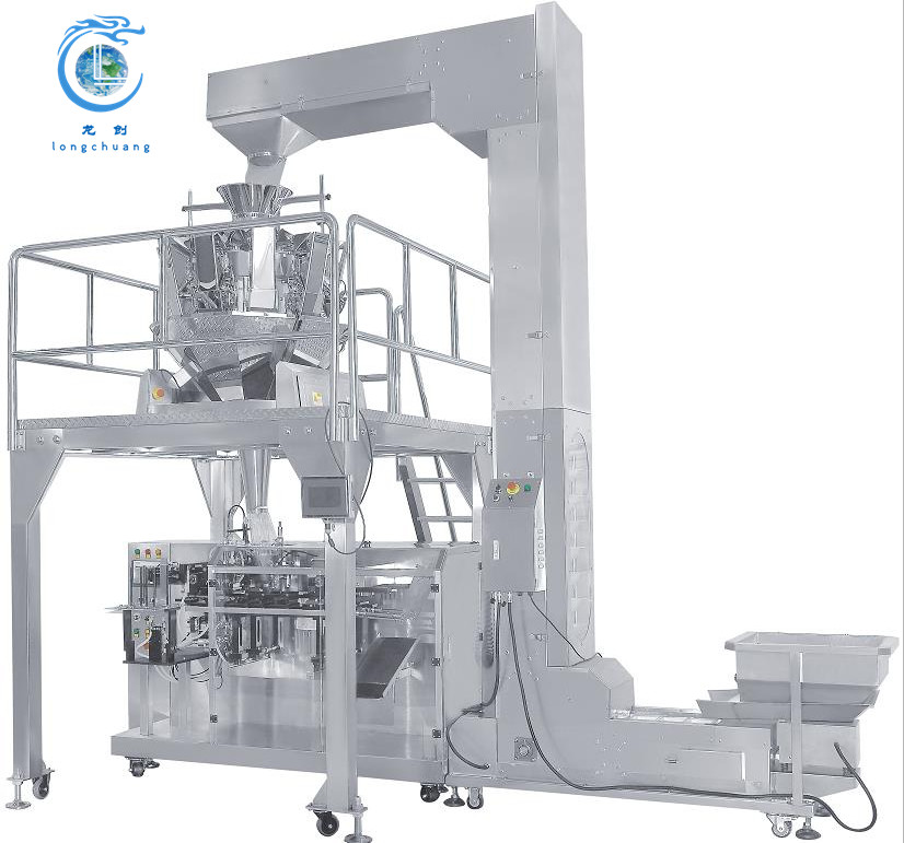 Hazelnut Zipper Pouch Doypack Packaging Machine Dried Fruit Premade Pouch Packaging Machine
