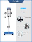 Stainless Steel Cosmetic 15000rpm Lab Emulsifier Mixer 0.37 KW