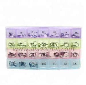 Quality GB15979-2002 Dental Orthodontic Molar Bands Bracket For Teeth Treatment wholesale