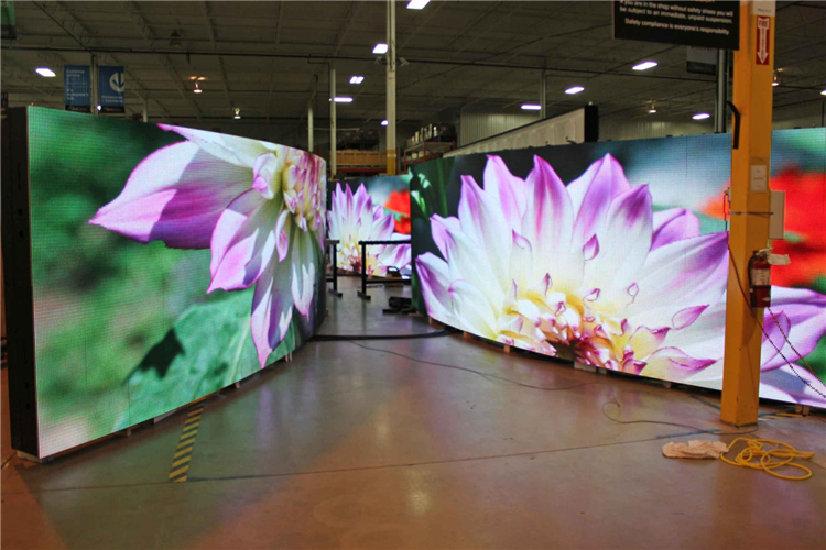 3.91mm Super Bright Flexible Led Panel Screen Display Church Conference