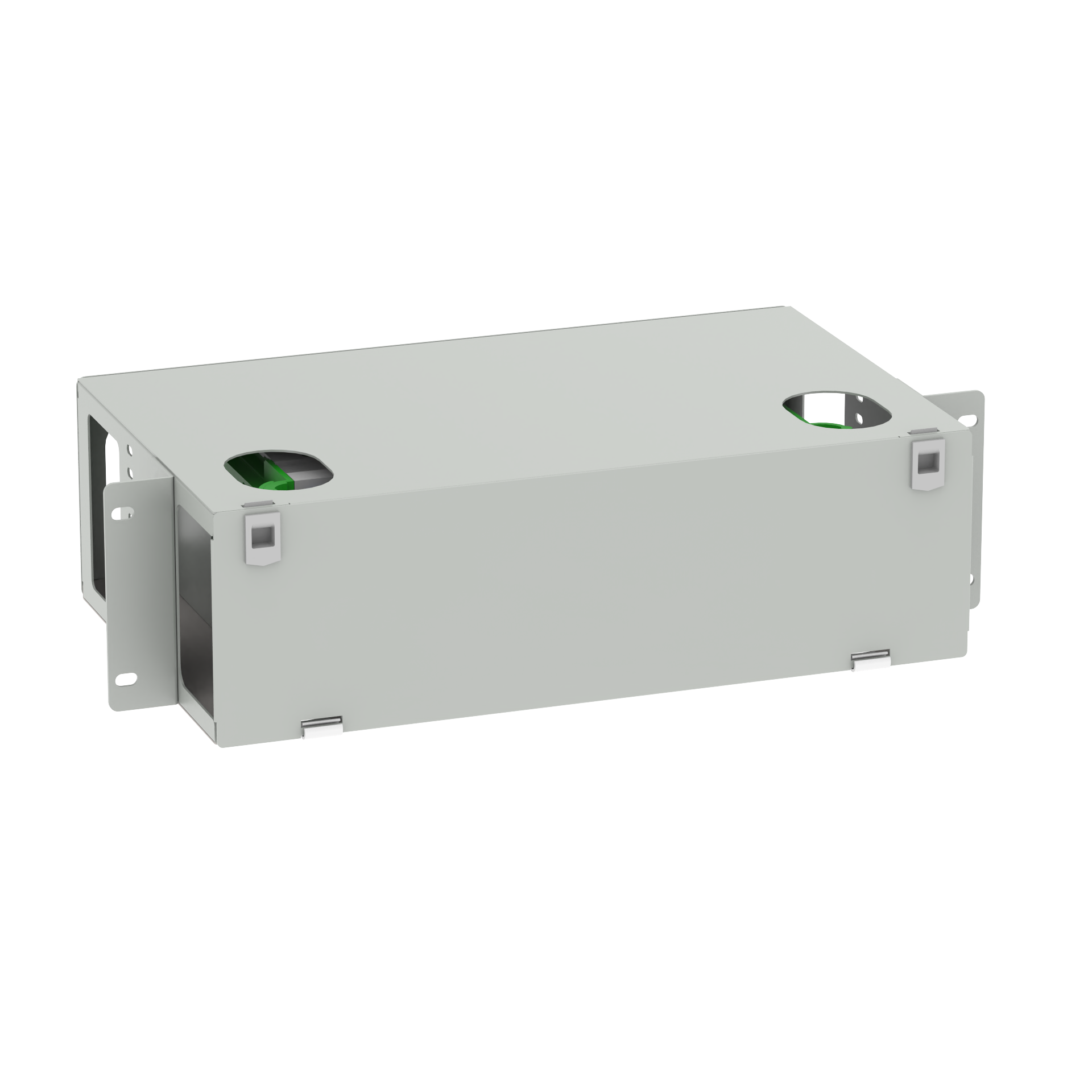 SC UPC Connector 48 Ports Fiber Distribution Patch Panel for Indoor ODF Network FTTH