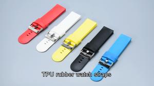 Quality 20mm TPU Watch Band With SS 1315S / 1620S Buckle wholesale