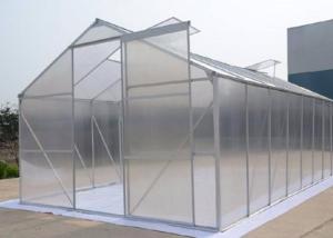 Quality 6mm Hollow One Stop Gardens Greenhouse , Transparent PC Sheet Greenhouse wholesale