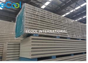 China Thermal Insulation Pu Sandwich Panel , Insulated Cold Room Pu Panel on sale
