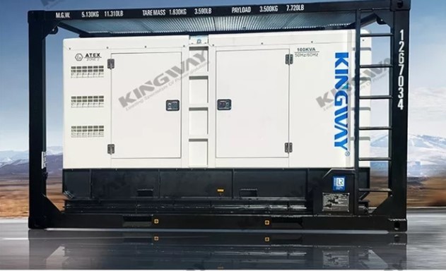Onshore Offshore Platform Zone 1 Zone 2Generator DNVGL 2.7-1 Skid Frame 120kw 150kva
