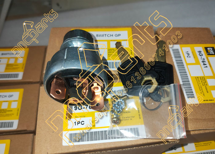 9G-7641 Ignition Switch E320D Engine Key Start Switch 9G7641 CAT Excavator Spare Parts