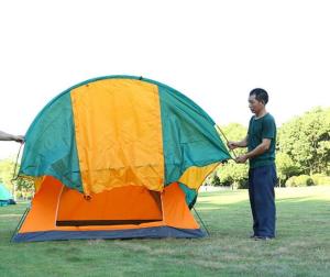 Quality Waterproof Windproof Camping Tent Portable 3 Person Outdoor Instant Cabin Tent 4-Season Double Layer Dome Tent(HT6081) wholesale