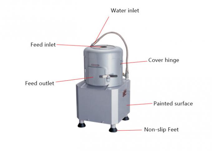 Multifunction 8kg 0.37kw Food Processing Equipments